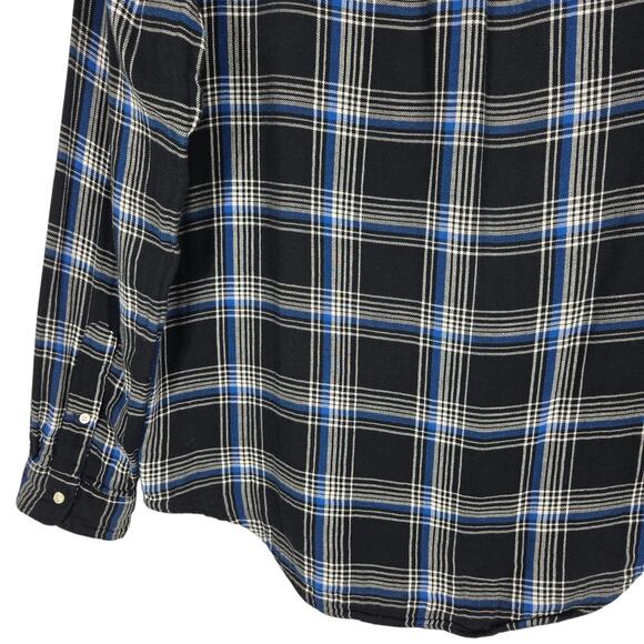 Ralph Lauren Shirt Mens XL Blue Plaid Lined Flannel Heavy Thick Outdoor Gorpcore - Picture 8 of 12